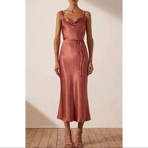 Shona Joy “La Lune” Bias Cut MIDI Dress